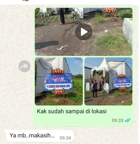 Pengiriman Karangan Bunga Lokasi Pernikahan Jakarta