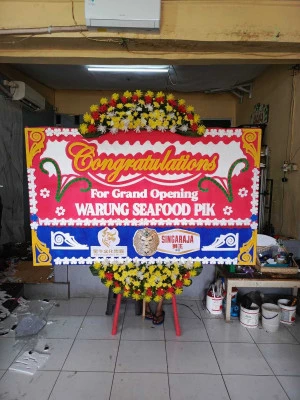 Papan Bunga di Lokasi Pernikahan Jakarta