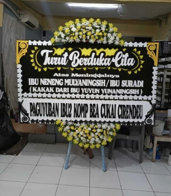Papan Bunga di Lokasi Pernikahan Jakarta